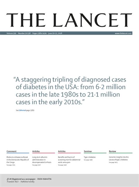 The Lancet 16 June 2018 Volume 391 Issue 10138 Pages 2389 2474 E21 E23