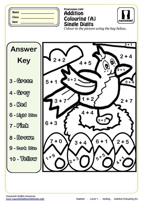 There are plenty of free printable math worksheets for grade 1 available online. KS1 Addition Maths Worksheet | Math worksheets, First ...