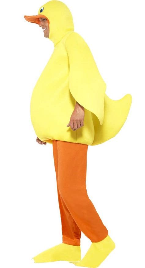 Adults Yellow Duck Fancy Dress Costume Funny Yellow Duck Outfit