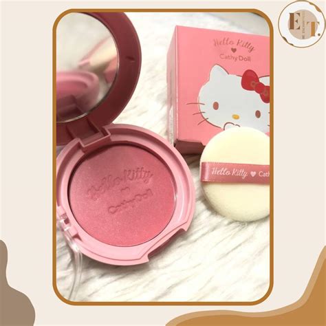 Cathy Doll Hello Kitty Cotton Shine Blusher Beauty And Personal Care Face Makeup On Carousell