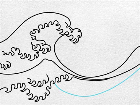 How To Draw A Japanese Wave Helloartsy