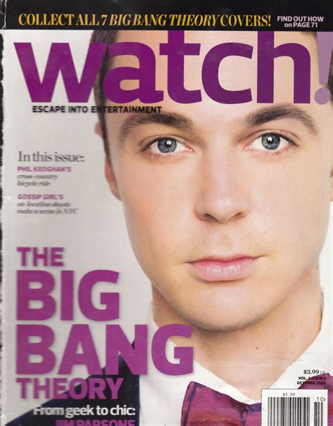 Cbs Watch Magazine Scans The Big Bang Theory Photo 8571600 Fanpop