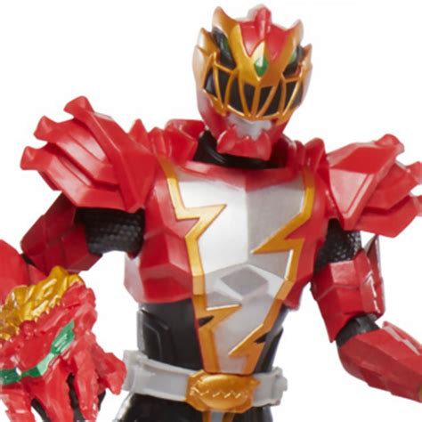 Power Rangers Dino Fury Dino Knight Red Ranger 6 Inch Action Figure