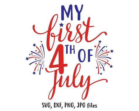 My first 4th of July svg Baby 4th of July SVG Independence | Etsy