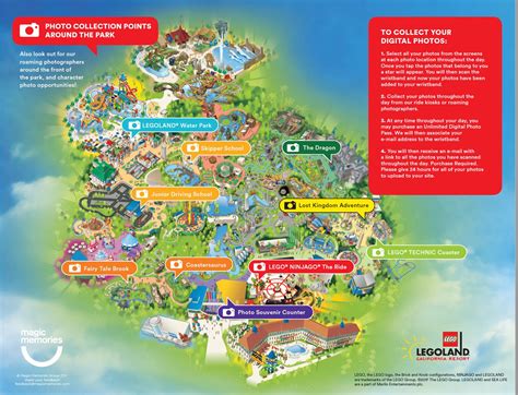 Legoland Map California 2018 Printable Maps