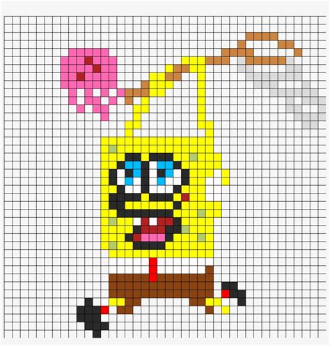 Spongebob Meme Perler Bead Pattern Bead Sprite Spongebob Meme Kandi