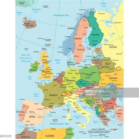 Political Map Of Europe High Res Vector Graphic Getty Images