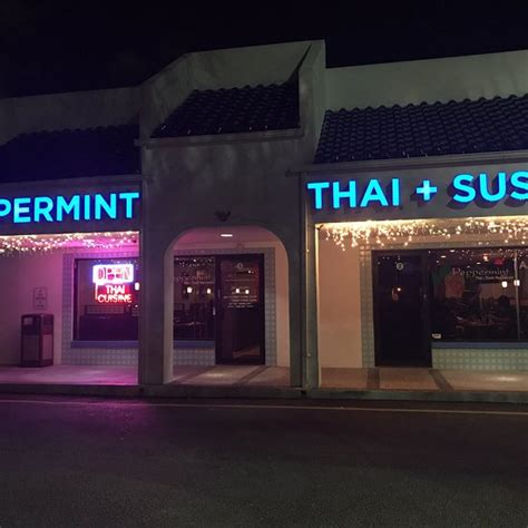 peppermint thai and sushi rest royal palm beach restaurant reviews phone number and photos