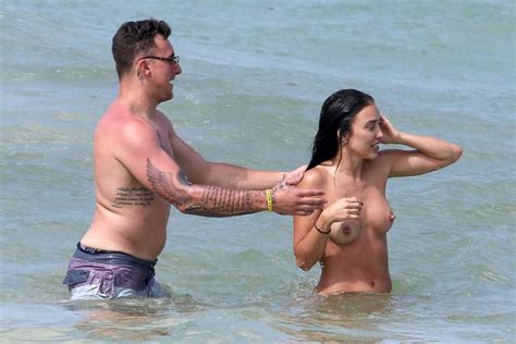 Bre Tiesi Topless At The Beach With Johnny Manziel Scandal Planet