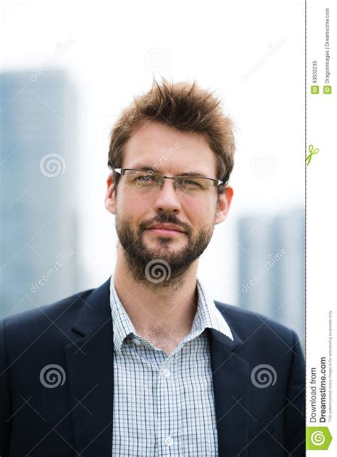 Attractive Businessman Stock Image Image Of Bristle 63532235