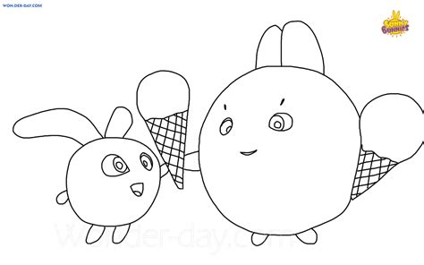 Desenhos De Sunny Bunnies Para Colorir Wonder