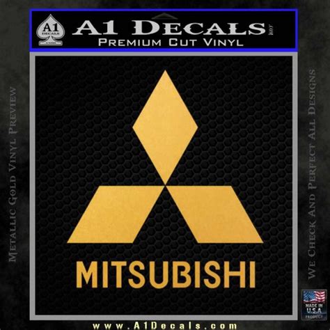 Mitsubishi Logo Decal Sticker A1 Decals