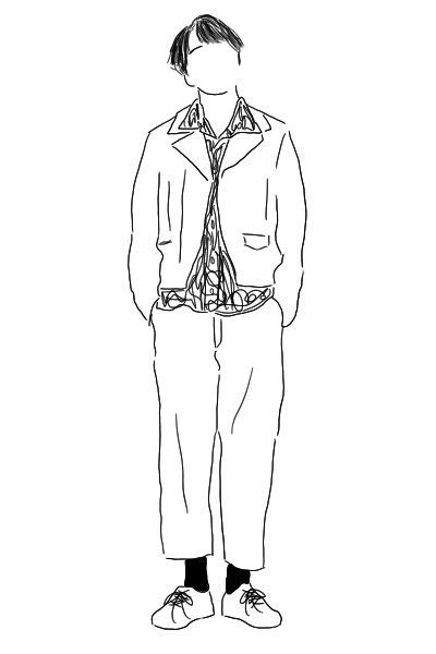 Line art people weave abstract faces seamless vector. Pinterest:@thatoddhufflepuff | Line art drawings ...