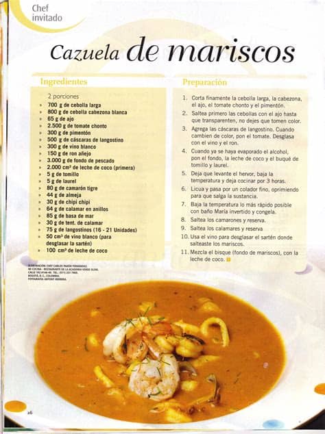 Pescados y mariscos recetas con camarón recetas de cocina cortas recetas de cocina mexicana. Receta Cazuela de Mariscos de Mi Cocina Restaurante ...