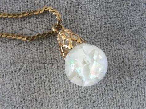 Opal Pendant Necklace Opal Pendants Pearl Earrings Vintage Necklaces