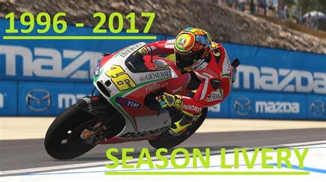 Maybe you would like to learn more about one of these? Valentino Rossi 1996 - 2017 Season Bike Livery (in the ...
