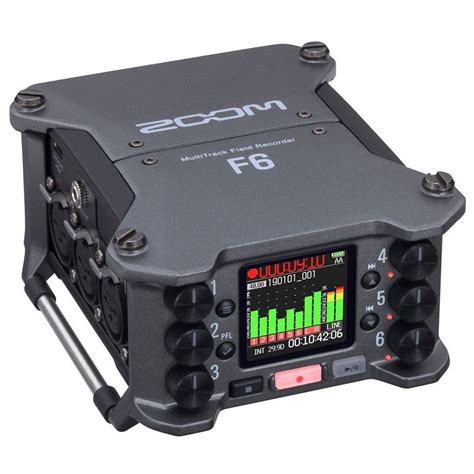 Zoom Audio Zoom F6 Multirack Field Recorder Digitales Aufnahmegerät