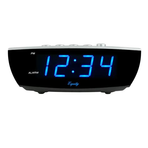Equity By La Crosse 75903 09 Blue Led Digital Desktop Alarm Clock