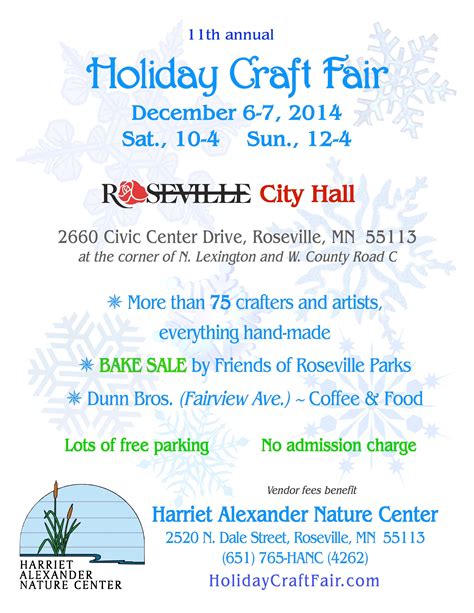 Holiday Craft Fair Roseville Mn Patch