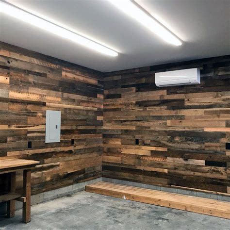 Sheathing the interior garage walls with plywood is a great alternative to drywall. Top 70 Best Garage Wall Ideas - Masculine Interior Designs ...