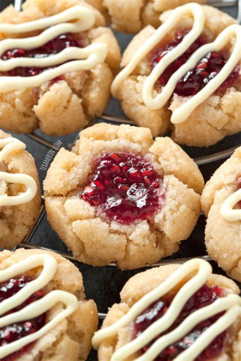Gluten Free Raspberry Thumbprint Cookies Recipe Gluten Free With Joy