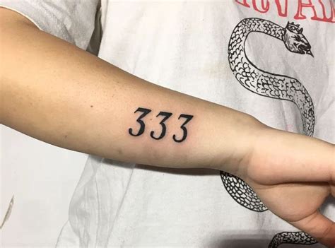 333 Tattoo Meaning And 25 Ideas In 2023