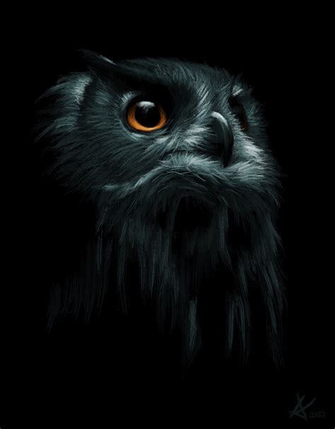 Artstation Dark Owl