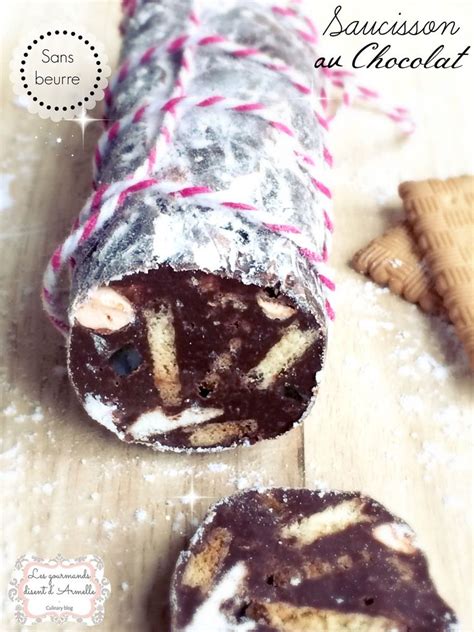 Saucisson au chocolat sans beurre