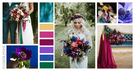 Beautiful jewel tones through furniture. Jewel Tone Wedding Flower Packages | Pinterest-Style Mood ...