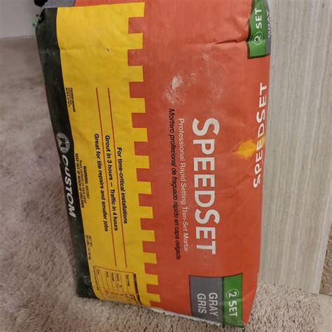 25 Bag Of Speedset Thinset Mortar Gray For Sale In Santa Ana Ca