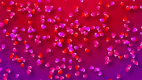 Colorful Hearts Background For Valentines Dayloveromance Youtube