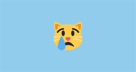 Write your name or text as picture using crying cat face emoji. Crying Cat Emoji on Twitter Twemoji 11.3