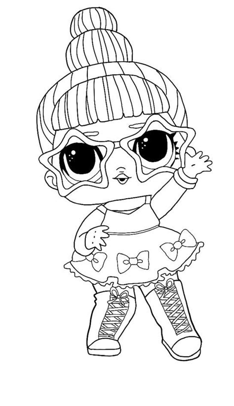 Printable Christmas Lol Doll Coloring Pages