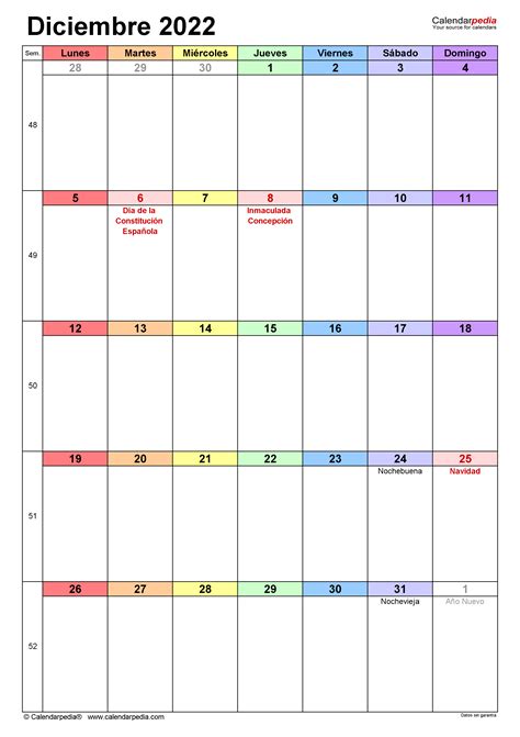 Calendario Excel Diciembre 2022 Calendario Lunare