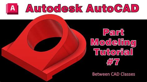 Autocad 3d Modeling Tutorial 7 Youtube