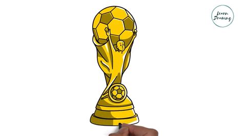 How To Draw Fifa World Cup Trophy Step By Step Very Easy Drawing