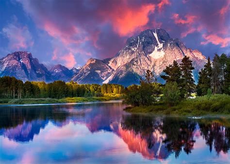 Hintergrundbilder 2048x1463 Px Wolken Wald Grand Teton