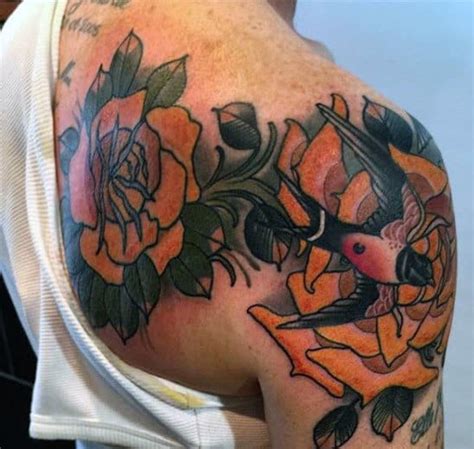 50 Flower Tattoos For Men A Bloom Of Manly Design Ideas