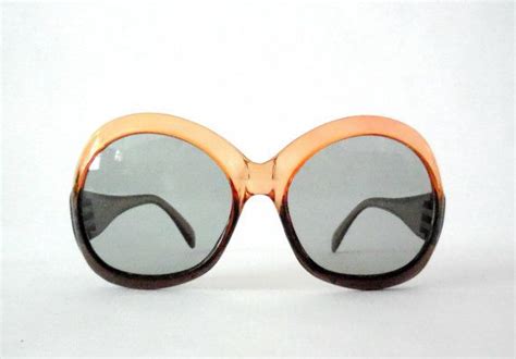 Oversized Vintage Sunglasses 70s Sunglasses Jackie O Style Sunglasses Sunglasses Vintage