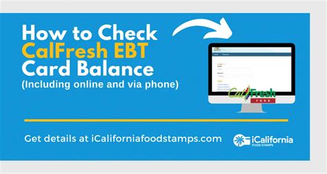 Calfresh Ebt Balance And Login California Food Stamps Help
