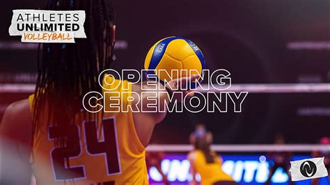 Athletes Unlimited Volleyball Opening Ceremony Youtube