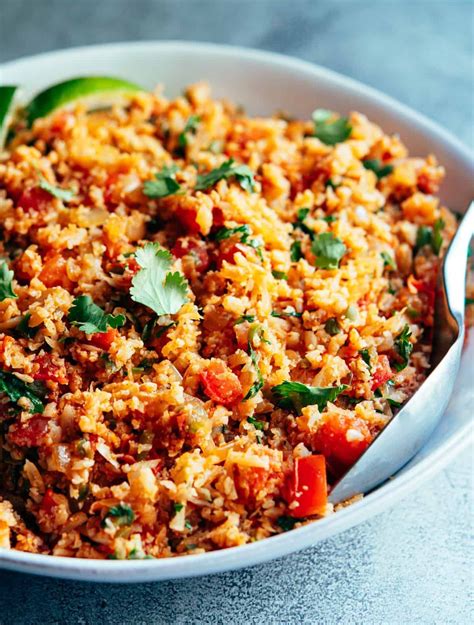 Mexican Cauliflower Rice In 2021 Side Dishes Easy Potluck Side