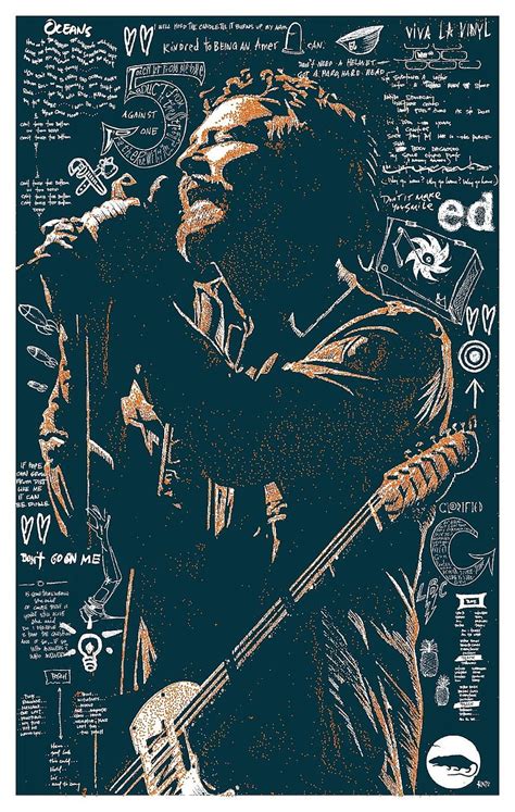 Eddie Vedder Poster By Brian Methe Eddie Vedder Playing Hd Phone Wallpaper Pxfuel