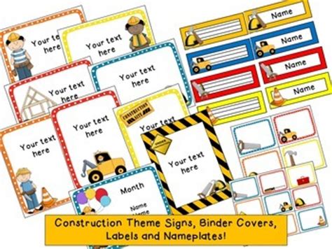 What an inspiring set of classroom decorating ideas! Construction Theme Classroom {Editable} by Sarah Warner | TpT