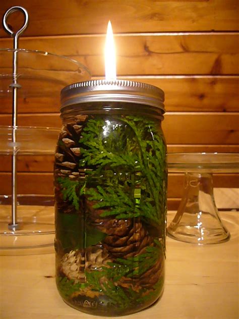 How to make a mason jar oil lamp. Filled Mason Jar Oil Lamp | approx. cost $5 you'll need: mas… | Flickr