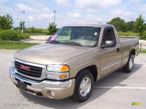 2004 Sand Beige Metallic Gmc Sierra 1500 Sle Regular Cab 15862701