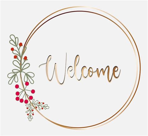 Premium Vector Colorful Welcome Composition With Origami Style Wreath
