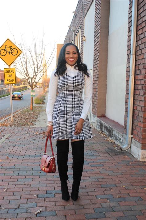 Style Files How To Wear Houndstooth Trend And Look Fashionable Ooh
