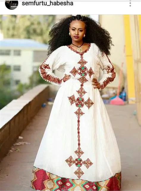 Eritrean And Ethiopian Couple Habesha Traditional Dress Men Coat Shoes Trouser Ph