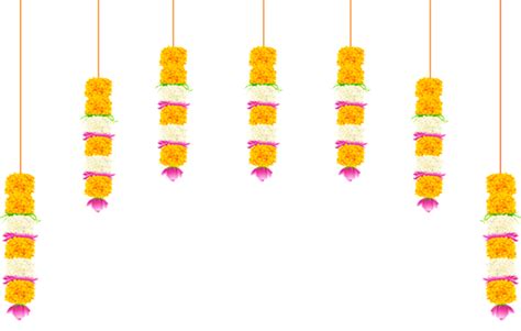 India Decoration With Flowers Transparent Clip Art Image Flower